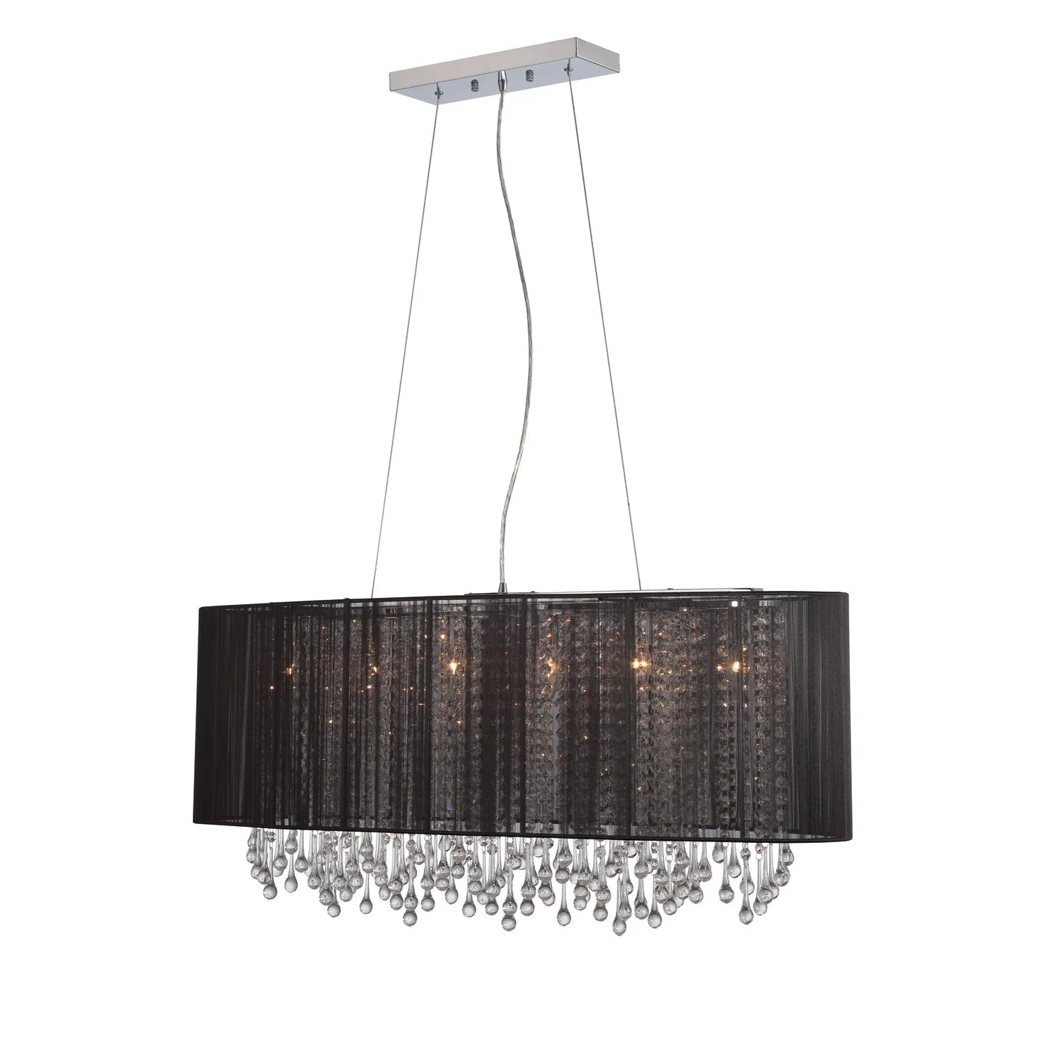 Beverly Dr. Black Six-Light Dual Mount - Image 1