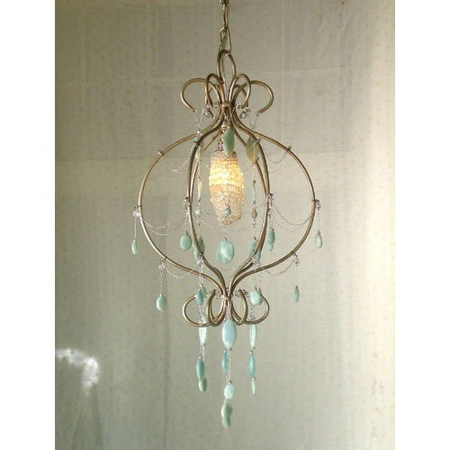 Fiona Antique Silver One-Light Pendant - Image 1