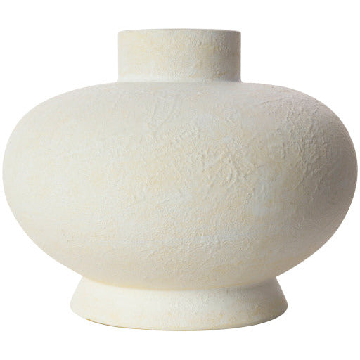 Surya Acanceh Collection Modern White Ceramic Vase CCH-005 - Image 1
