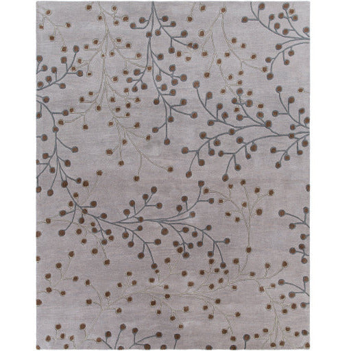 Surya Rugs Athena Collection Gray, Dusty Sage & Dark Brown Area Rug ATH-5055 - Image 3