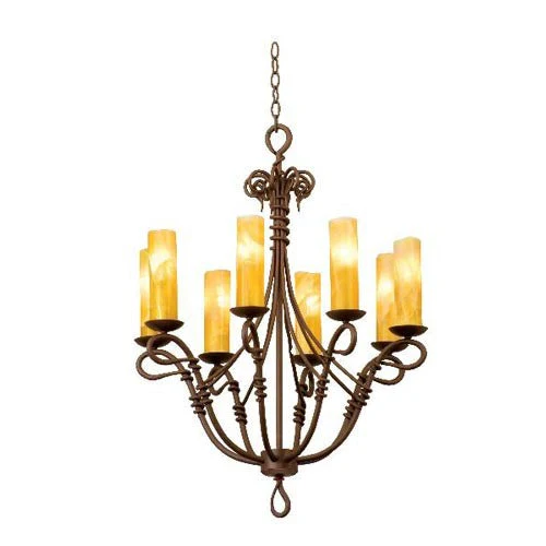 Vine Bark Eight-Light Chandelier - Image 1