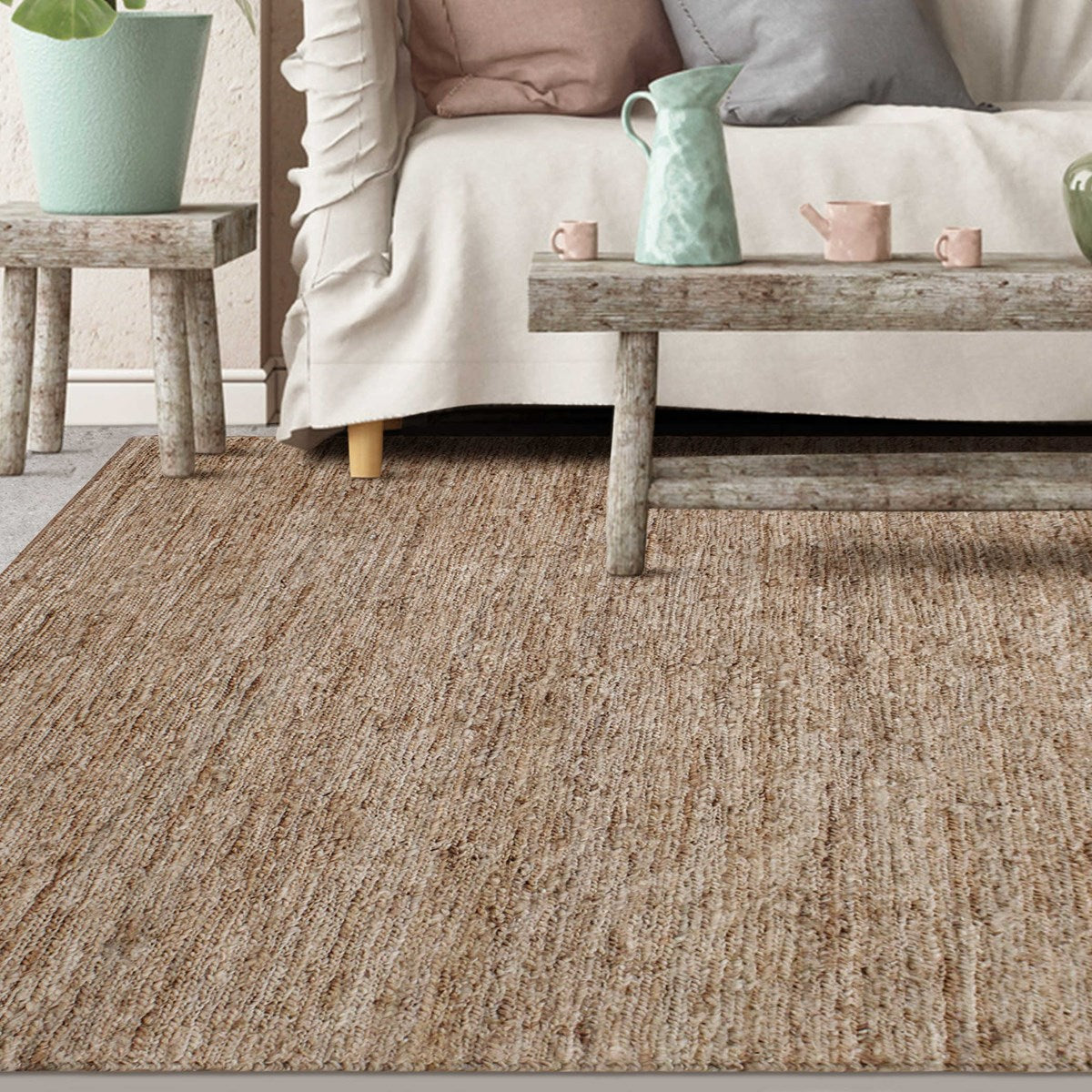 Uttermost Makula Hand Knotted Natural Jute Rug ~ 9' x 12' - Image 1