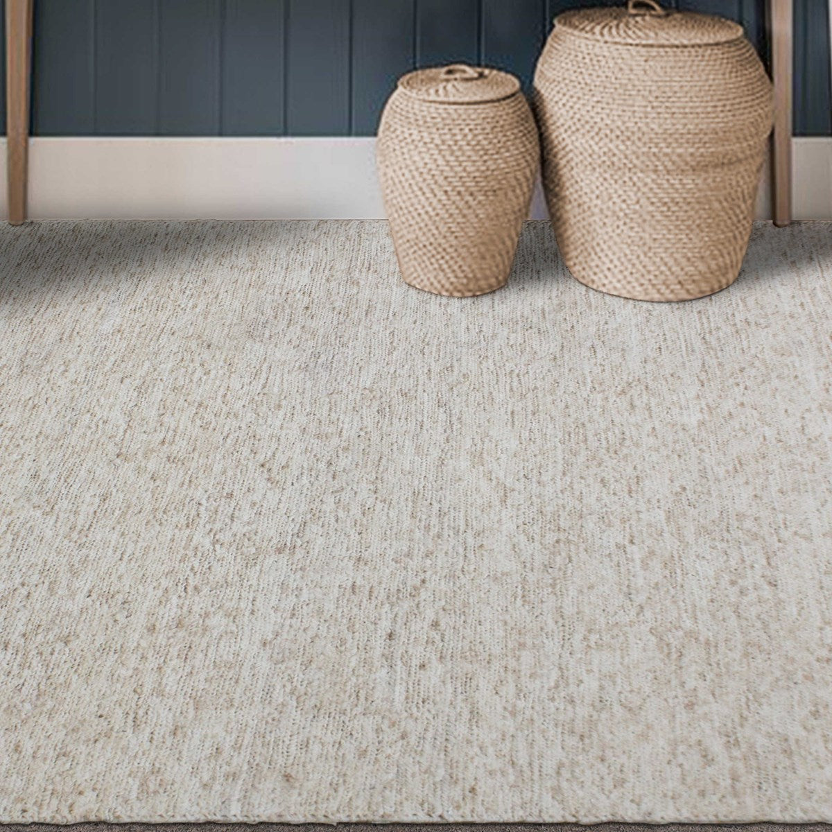 Uttermost Makula Hand Knotted Ivory Jute Rug ~ 6' x 9' - Image 2