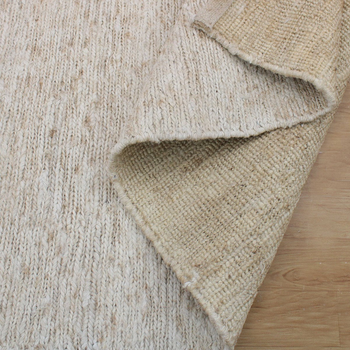 Uttermost Makula Hand Knotted Ivory Jute Rug ~ 6' x 9' - Image 3