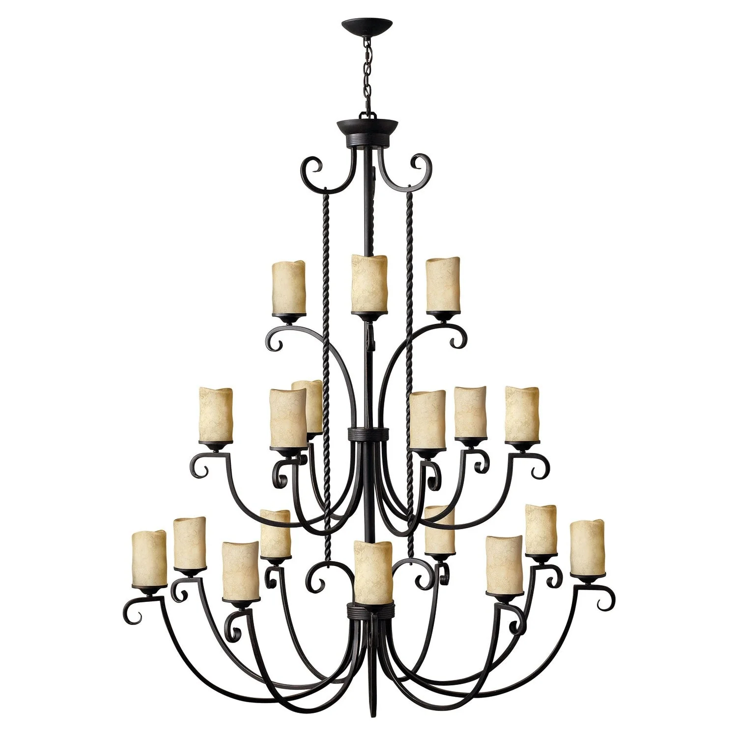 Olde Black Eighteen-Light Chandelier - Image 1
