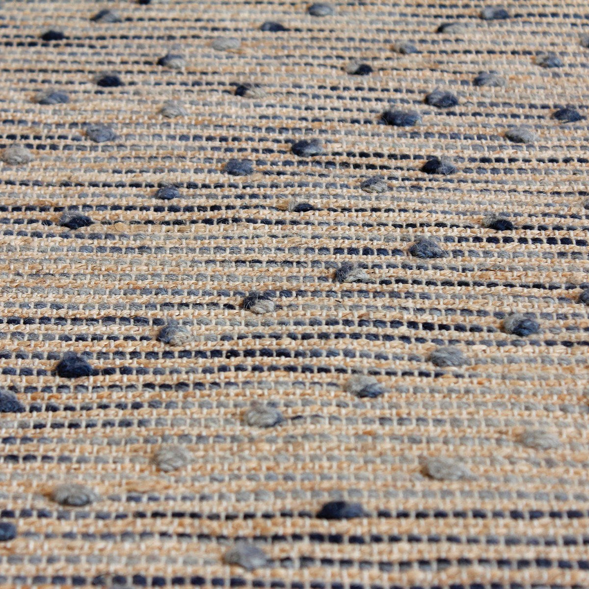 Uttermost Imara Hand Woven Natural Hemp and Navy Wool Rug ~ 9' x 12' - Image 2