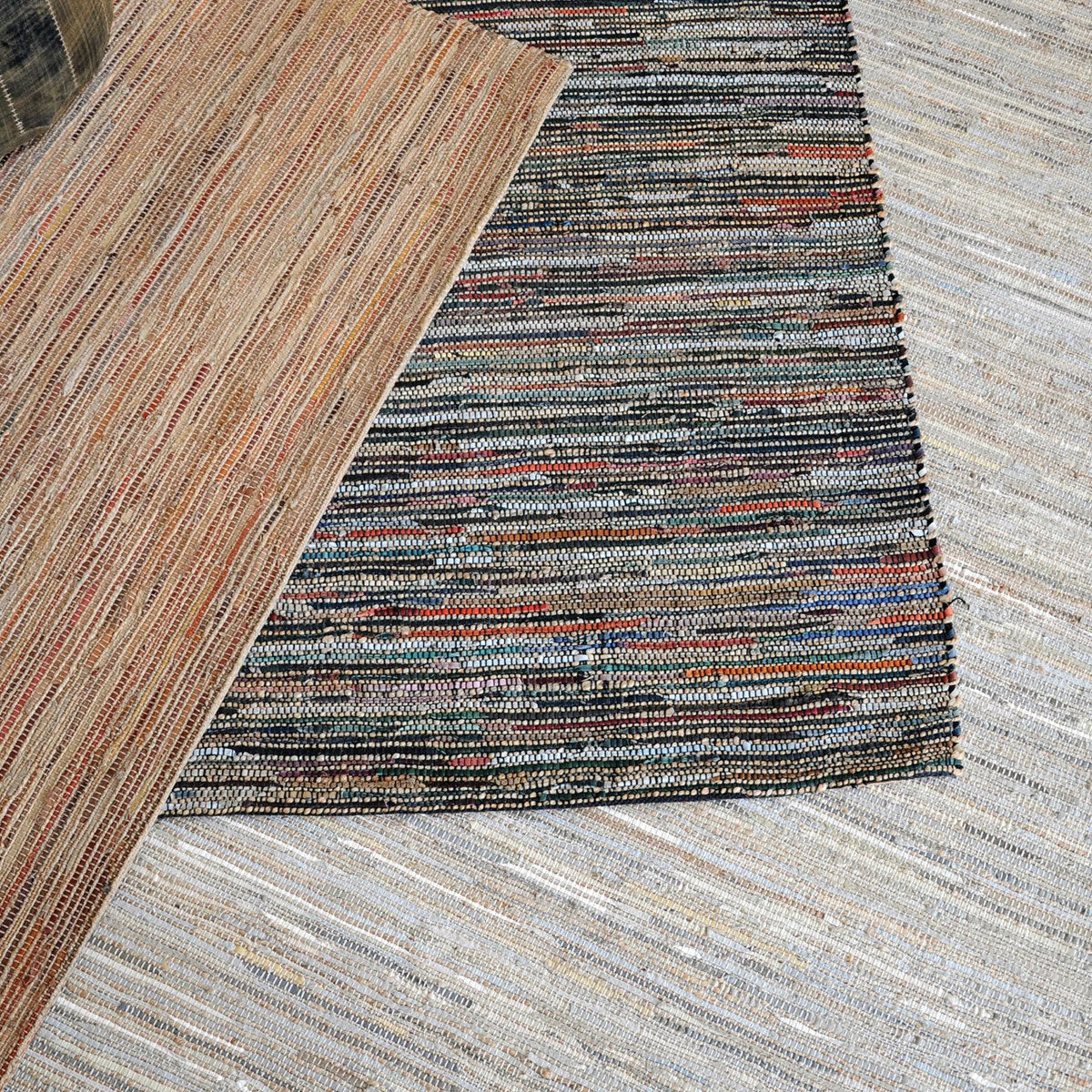 Uttermost Nyala Hand Woven Ecru, Beige and Gray Hemp Rug ~  8' x 10' - Image 2