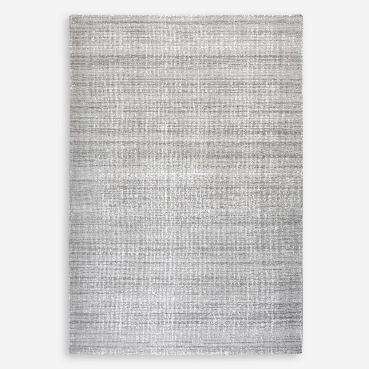 Uttermost Medanos Woven Gray Wool Rug ~ 5′ x 8′