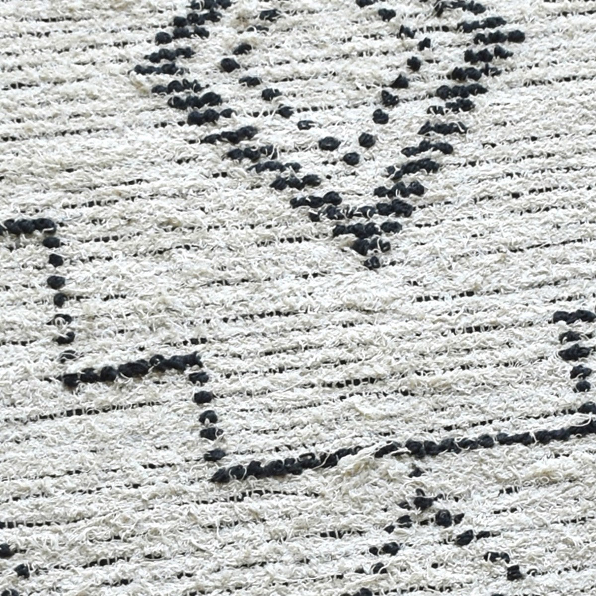 Uttermost Raton Hand Woven Ivory and Charcoal Tribal Pattern Rug ~ 6' x 9' - Image 3