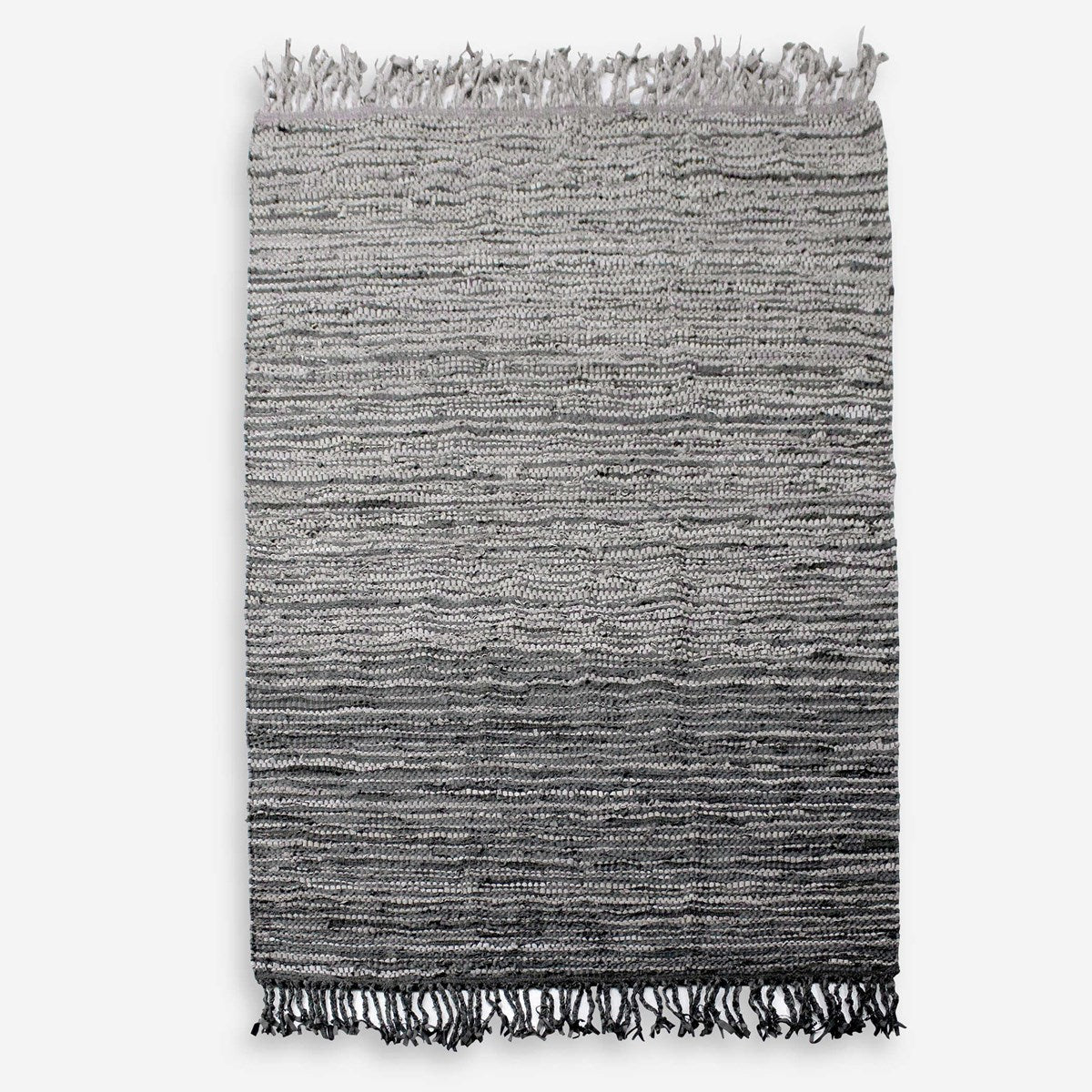 Uttermost Kirvin Hand Woven Taupe and Rustic Charcoal Rug ~ 6' x 9' - Image 1
