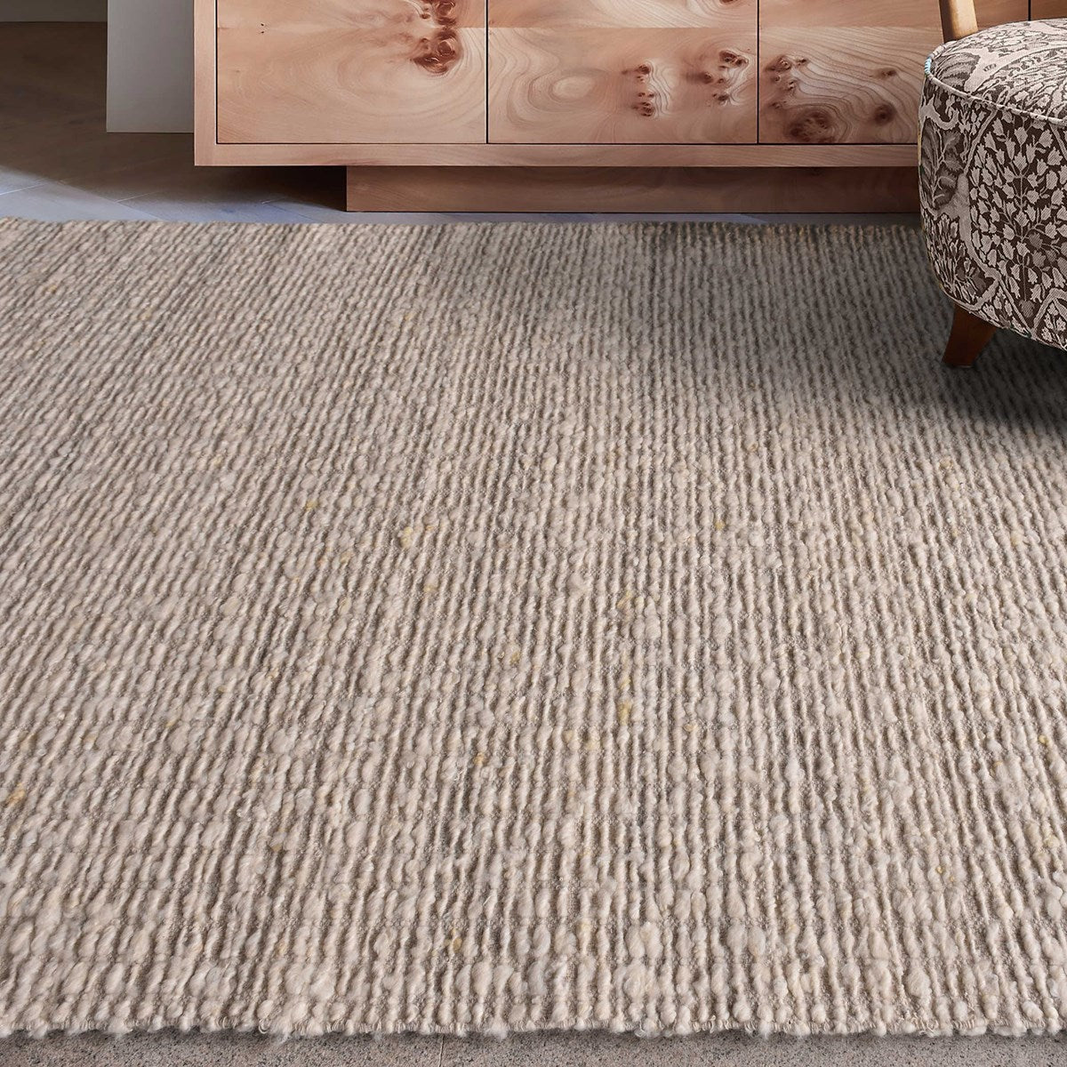 Uttermost Lovelle Hand Woven Ivory Wool Rug ~ 9′ x 12′