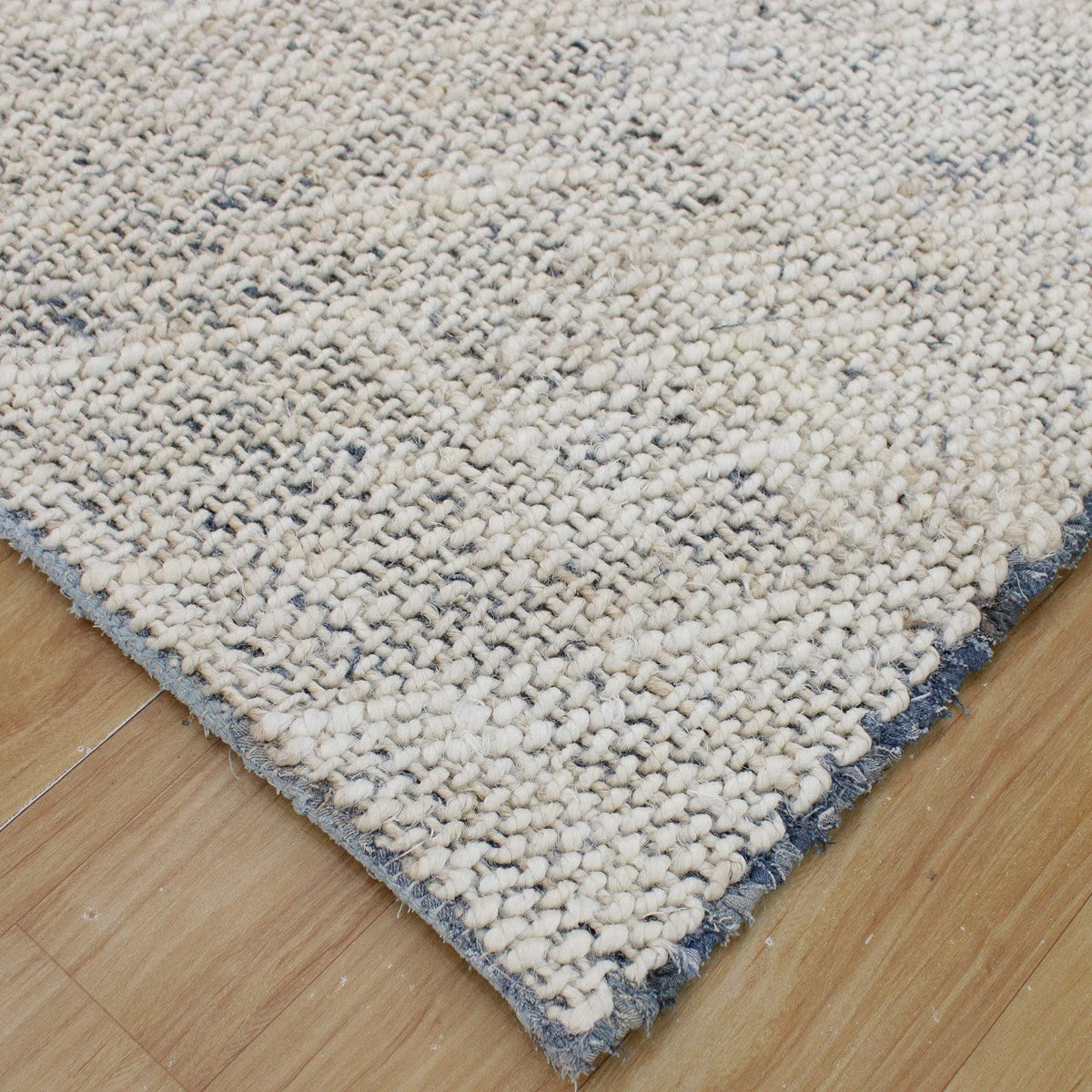 Uttermost Hayden Hand Woven Ivory and Blue Denim Jute Rug ~ 9' x 12' - Image 2