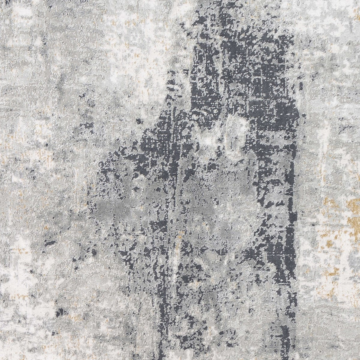 Uttermost Paoli Light Gray, Off White and Charcoal Modern Abstract Rug ~ 5'3" x 7'3" - Image 3