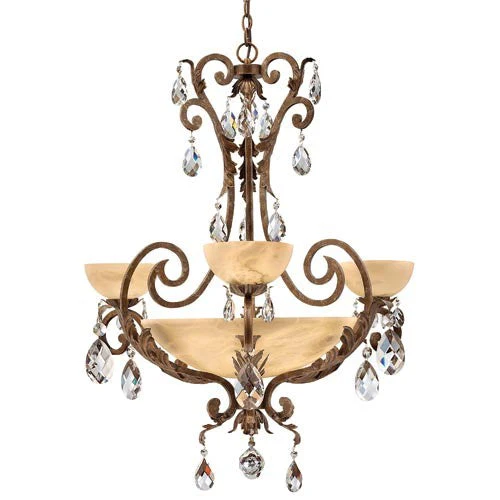 Barcelona French Marble Center Bowl Chandelier - Image 1