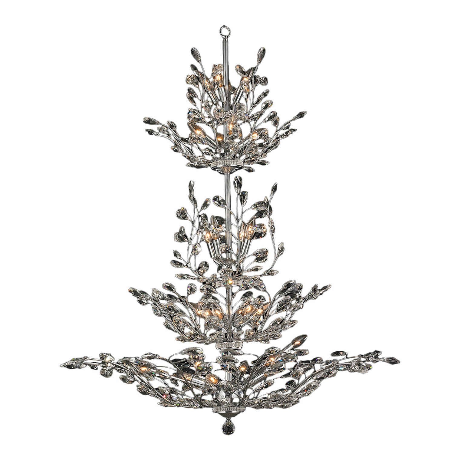 Corp Aspen Polished Chrome Twenty-Six Light Chandelier - Image 1