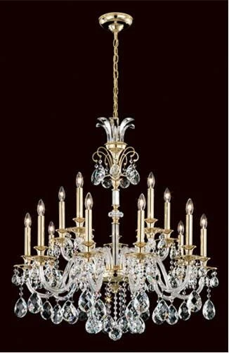 15-Light Chandelier with Clear Heritage Crystal - Image 1