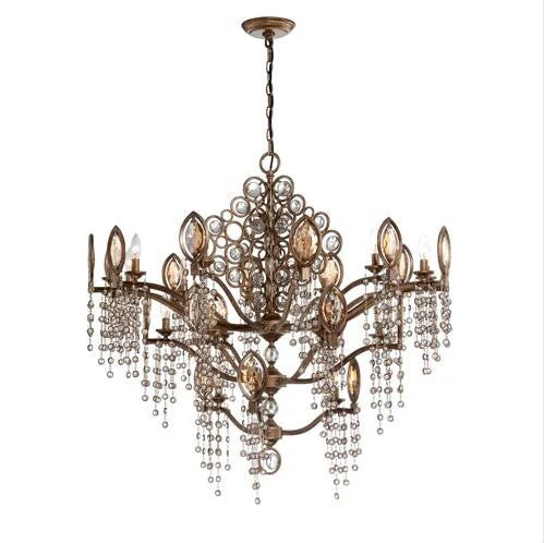 Bronze 21 Light Chandelier - Image 1