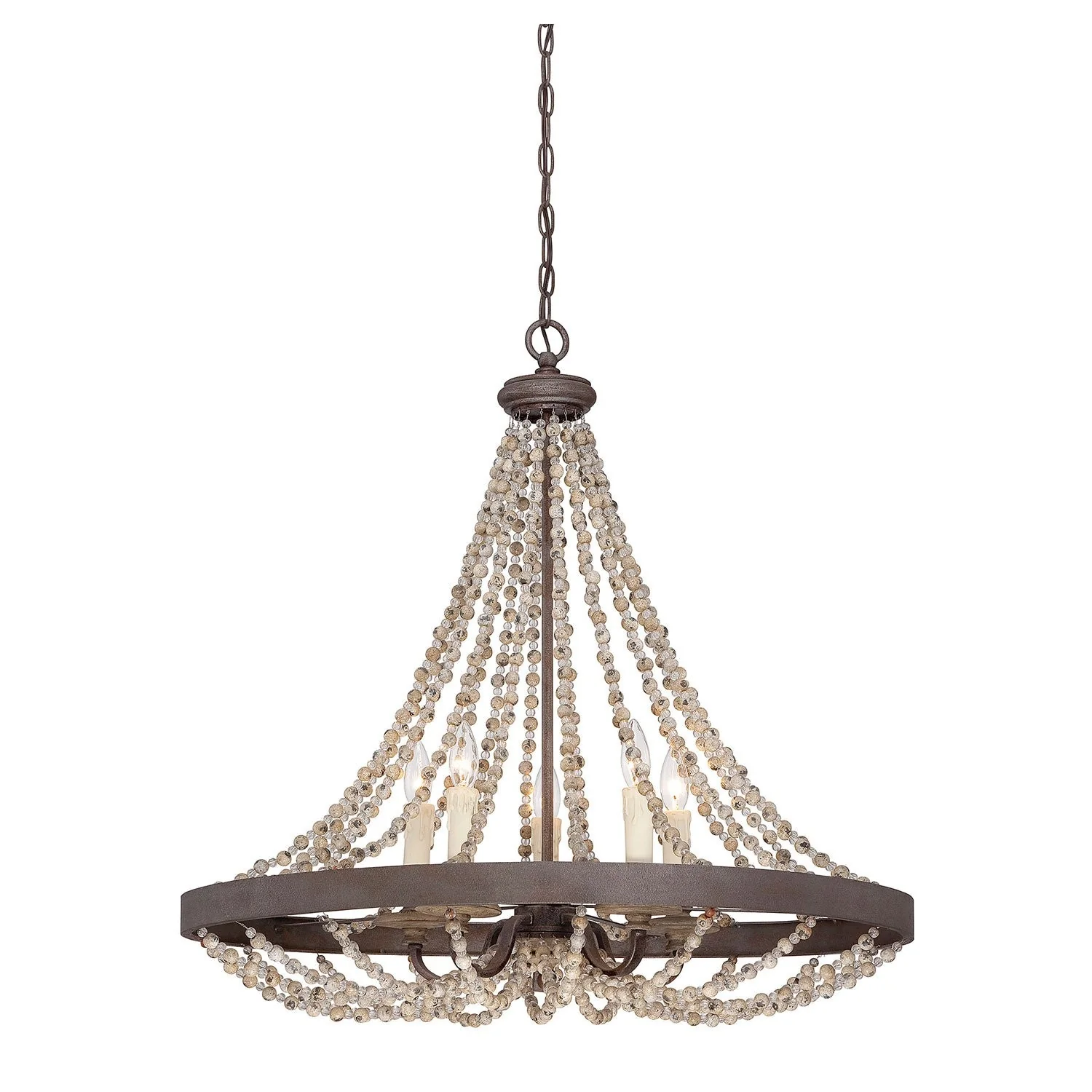 House Mallory Bronze Five-Light Pendant - Image 1