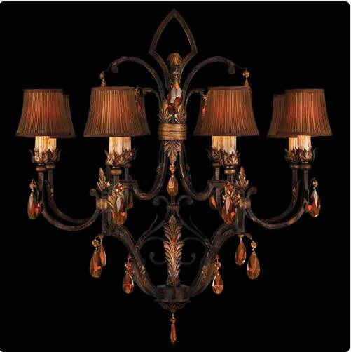 Eight-Light Chandelier in Bronzed Sienna Finish - Image 1