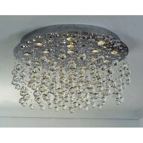 Beverly Polished Chrome Flush Mount Ceiling Light - Image 1