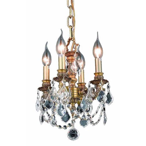 12 Lights Bohemian Crystal chandelier in black finish - Image 1