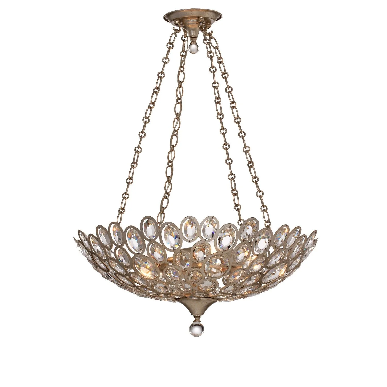 Group Sterling Distressed Twilight Five-Light Pendant - Image 1