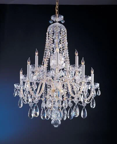 Brass Five-Light Chandelier - Image 1