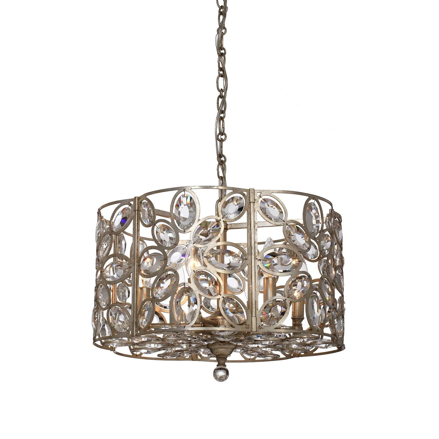 Group Sterling Distressed Twilight Six-Light Pendant - Image 1