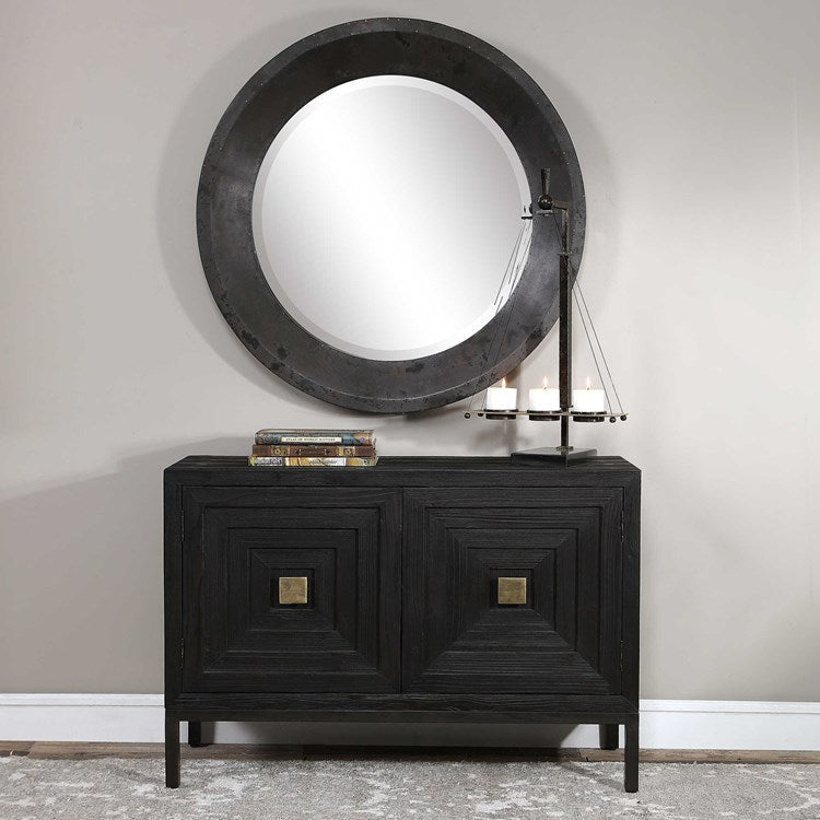 Uttermost Aiken Dark Ebony 2 Door Cabinet Chest - Image 2