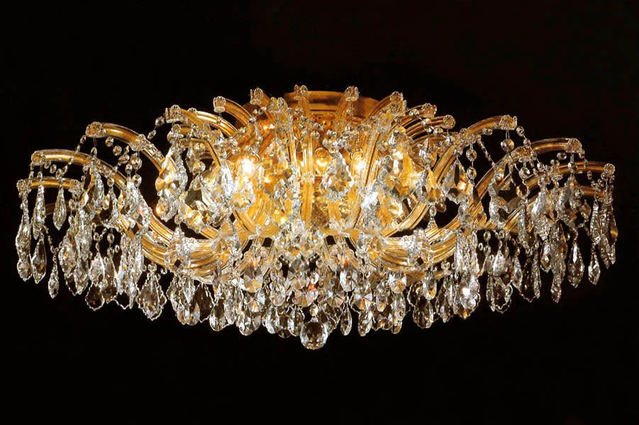 Maria Theresa flush mount crystal chandelier - Image 1
