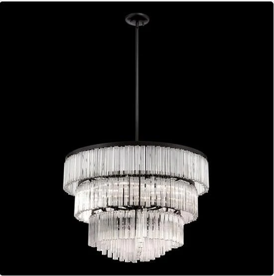 Bronze Nine-Light Chandelier - Image 1