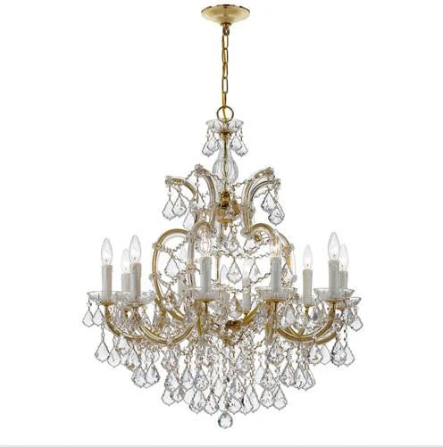 Gold 29-Inch 11-Light Swarovski Elements - Image 1