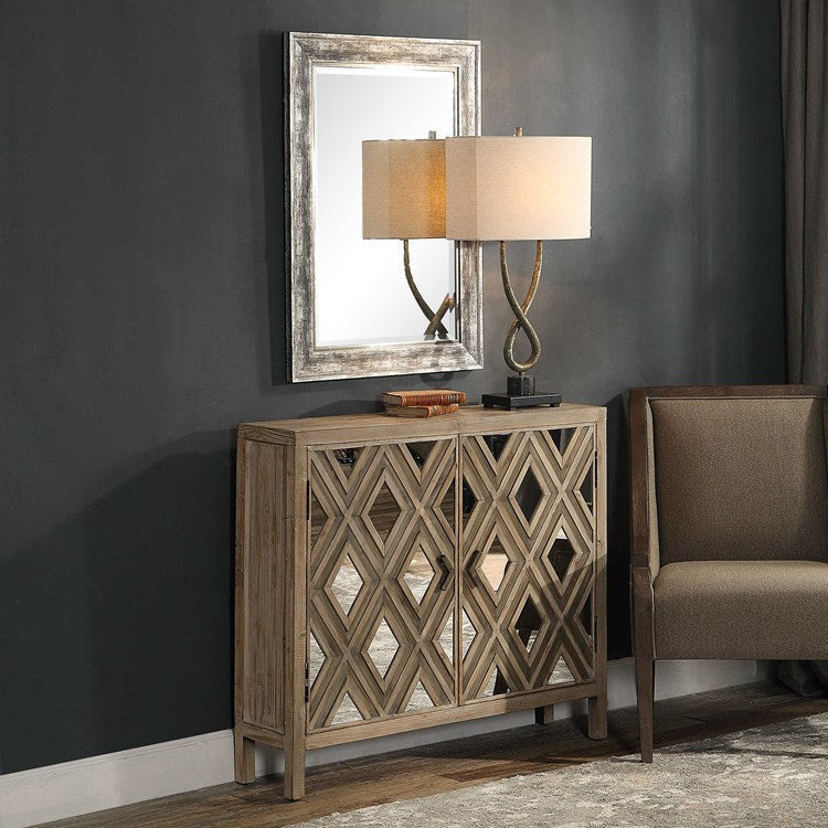 Uttermost Tahira Rustic Modern 2 Door Cabinet - Image 3