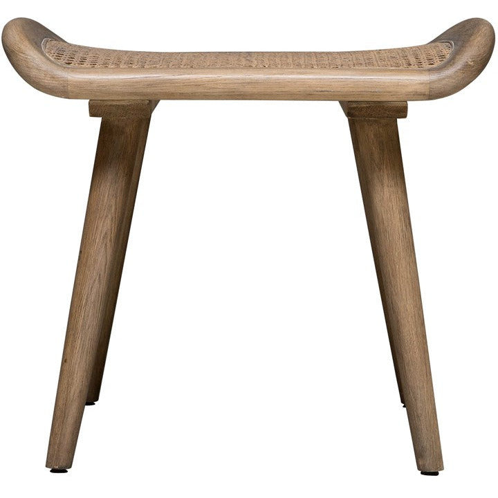 Uttermost Arne Woven Straw Seat Wood Small Bench - Image 2
