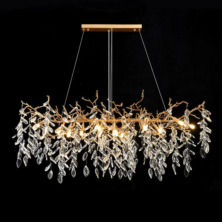 39 inch French Modern Branch Crystal Chandelier - Image 1