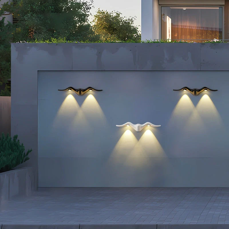 Simple LED Wall Lamp – Waterproof Outdoor Doorplate Light - Image 2