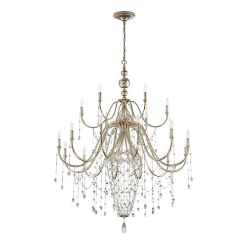 Collana Silver Leaf 18 Light Chandelier - Image 1