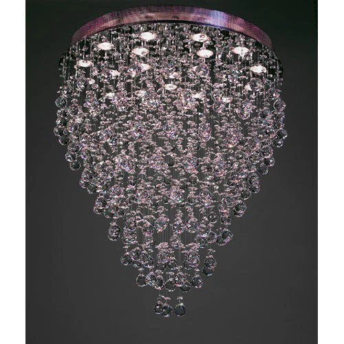 Andromeda Chrome Twenty Two-Light Semi Flush Mount - Image 1