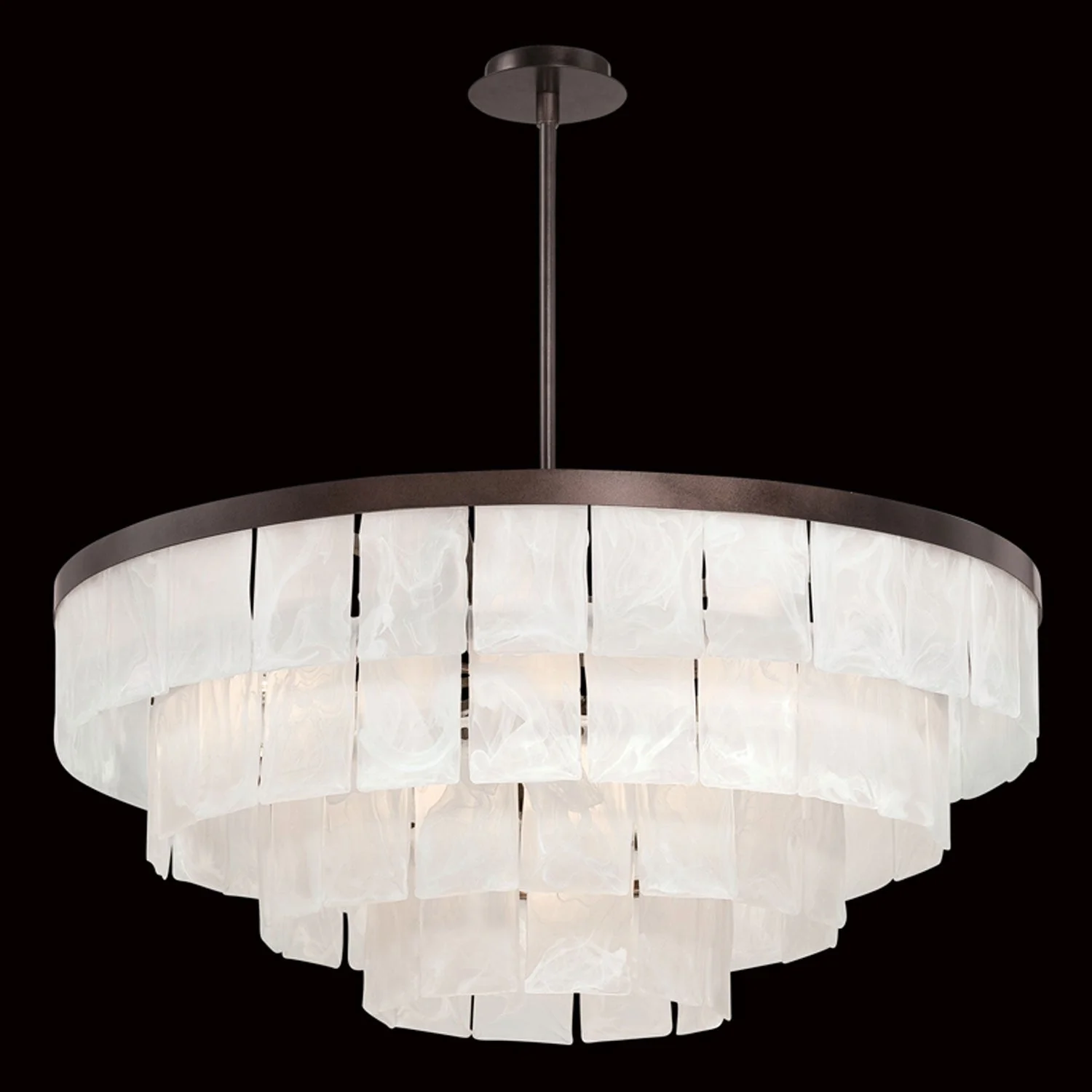 Bronze 13-Light Chandelier - Image 1