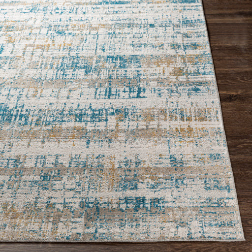 Surya Rugs Carmel Collection Light Gray, Off White, Gray, Mustard, Brown & Blue Area Rug CRL-2308 - Image 2