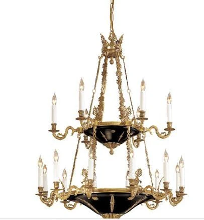 Eighteen-Light Chandelier - Image 1
