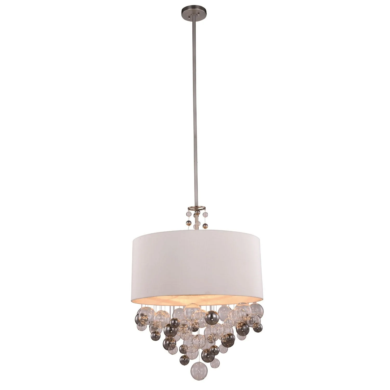 Milan Vintage Nickel Four-Light Pendant - Image 1