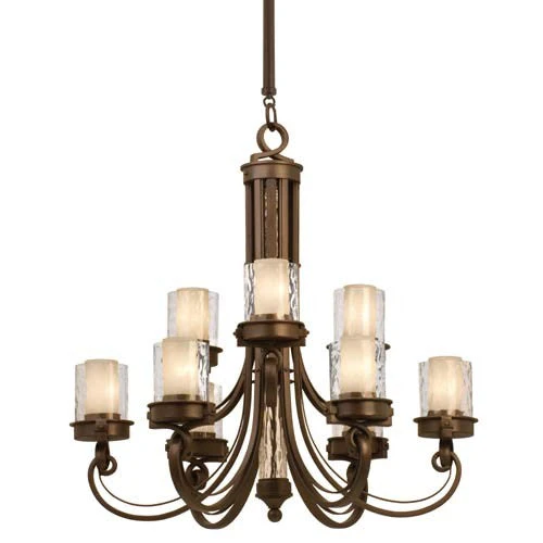 Kalco Lighting Newport Nine-Light Chandelier - Image 1