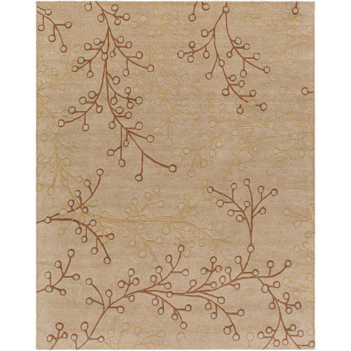 Surya Rugs Athena Collection Medium Gray, Dark Brown,Tan & Gray Area Rug ATH-5008 - Image 2