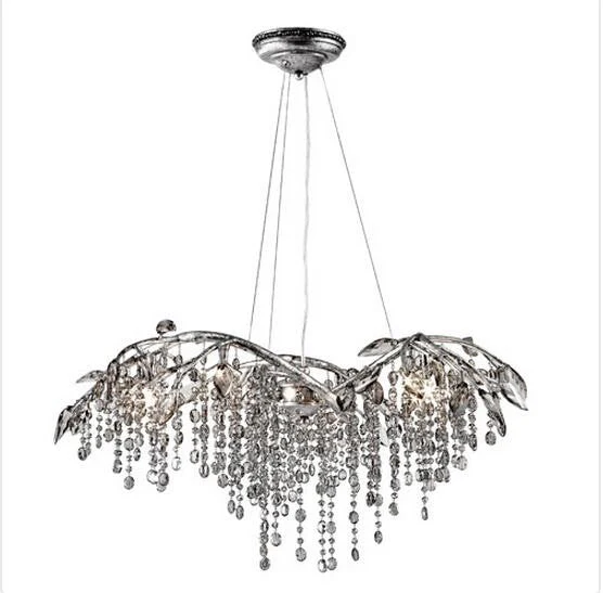 Autumn Twilight Silver Six Light Chandelier - Image 1