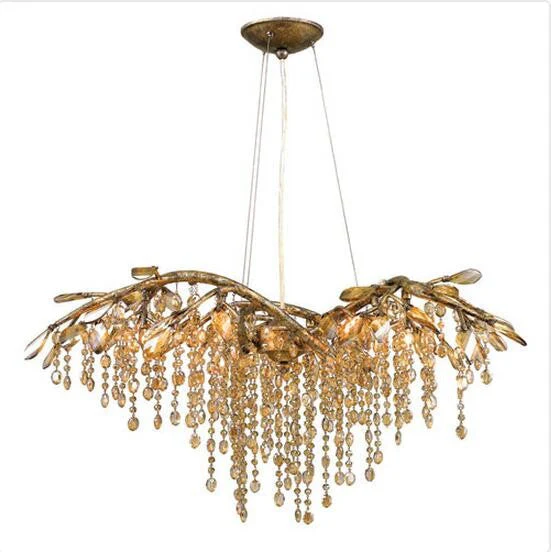 Autumn Twilight Gold Six-Light Chandelier - Image 1