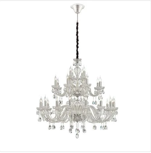 28 Light Chandelier with Clear Crystal Shade - Image 1