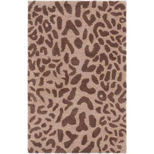 Surya Rugs Athena Collection Dark Brown & Brown Leopard Animal Print Area Rug ATH-5000 - Image 2