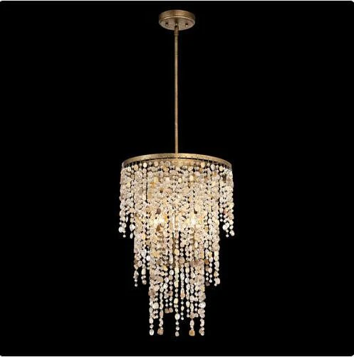 Silver Three-Light Chandelier