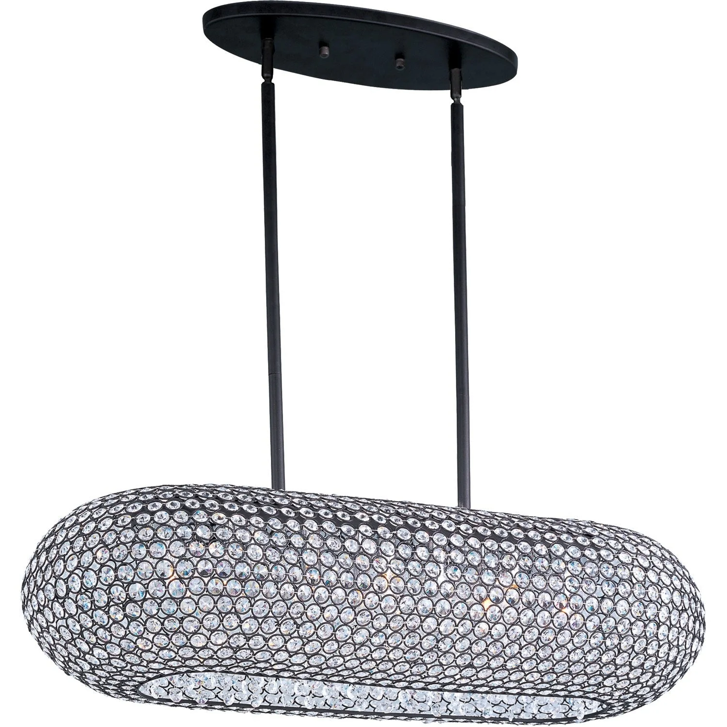 International Glimmer Bronze Ten-Light Pendant - Image 1